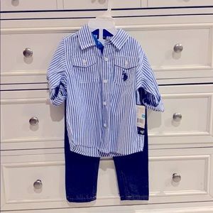 Boys’ 24 Months Polo 2 piece set
